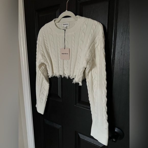 Superdown Cropped Knit Sweater - New! - Picture 6 of 9